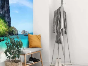 Discount Strand op het Poda eiland in Thailand fotobehang Transport