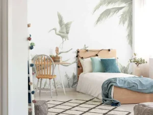 New Tak met jungle dieren in groen Kinderkamer | Dieren