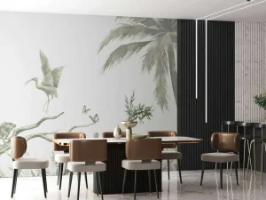 New Tak met jungle dieren in groen Kinderkamer | Dieren