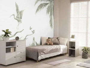 New Tak met jungle dieren in groen Kinderkamer | Dieren