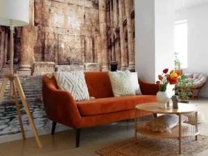 Hot Tempel van Bacchus fotobehang Architectuur