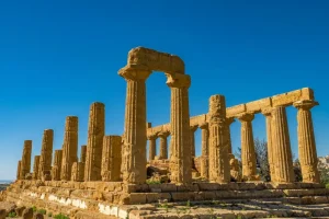 Sale Tempel van Juno Moneta fotobehang Architectuur