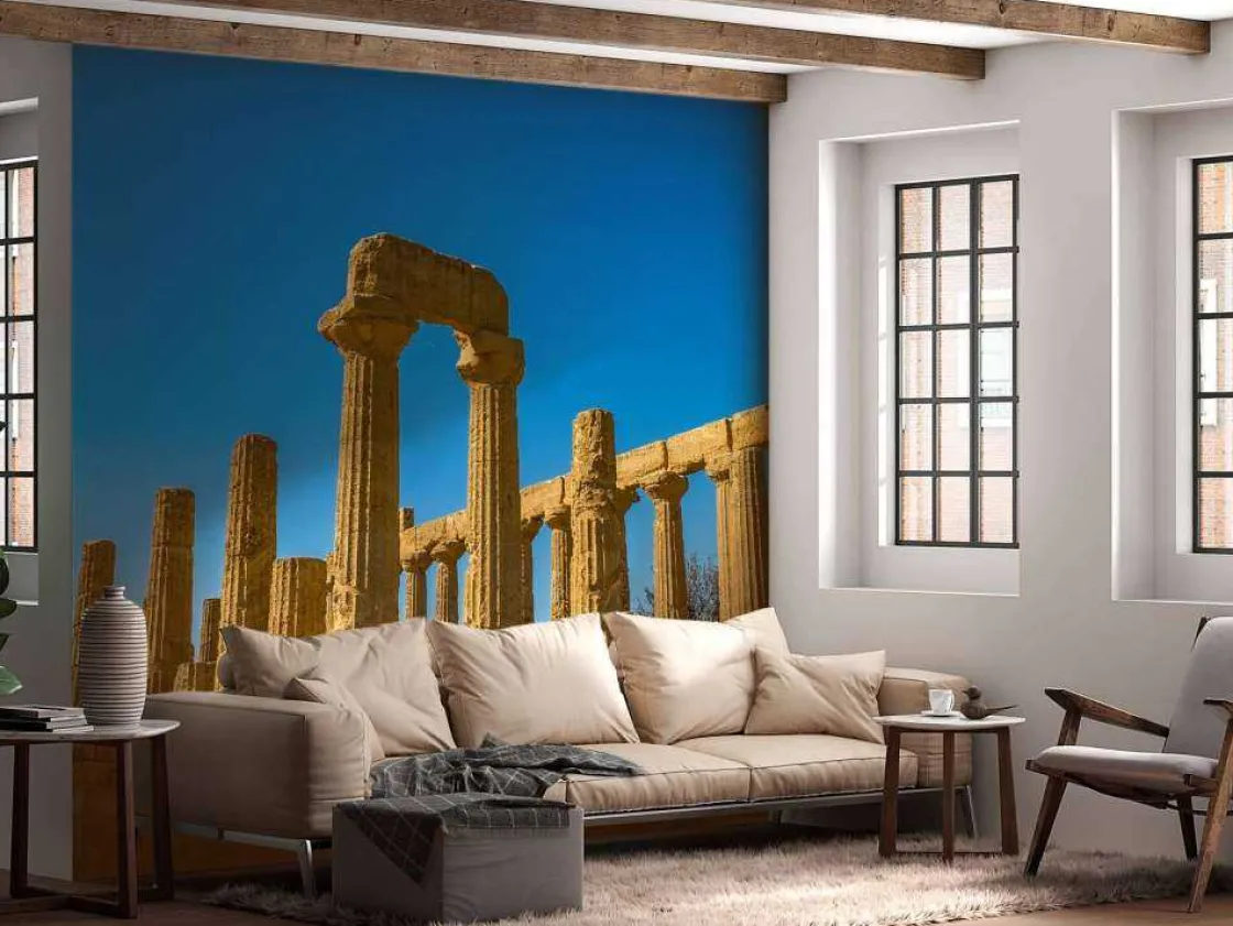 tempel_van_juno_moneta_fo_2.webp Sale Tempel van Juno Moneta fotobehang Architectuur