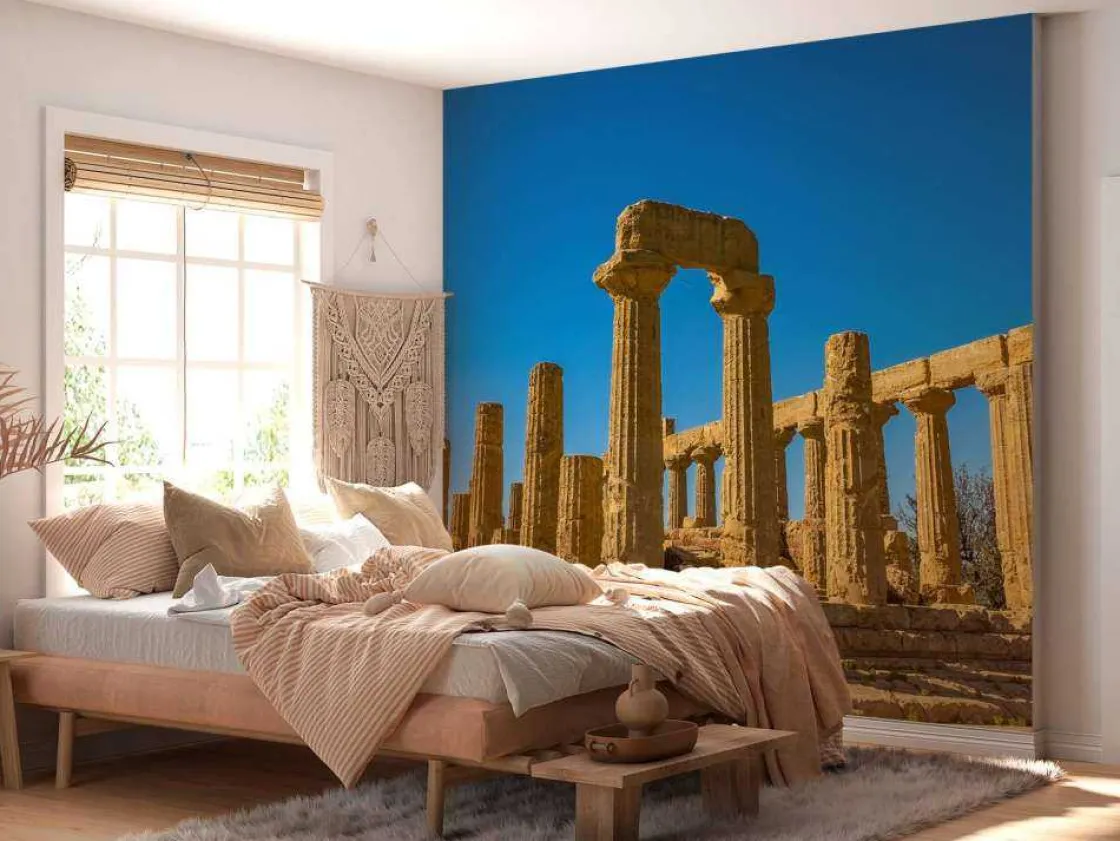 tempel_van_juno_moneta_fo_9.webp Sale Tempel van Juno Moneta fotobehang Architectuur