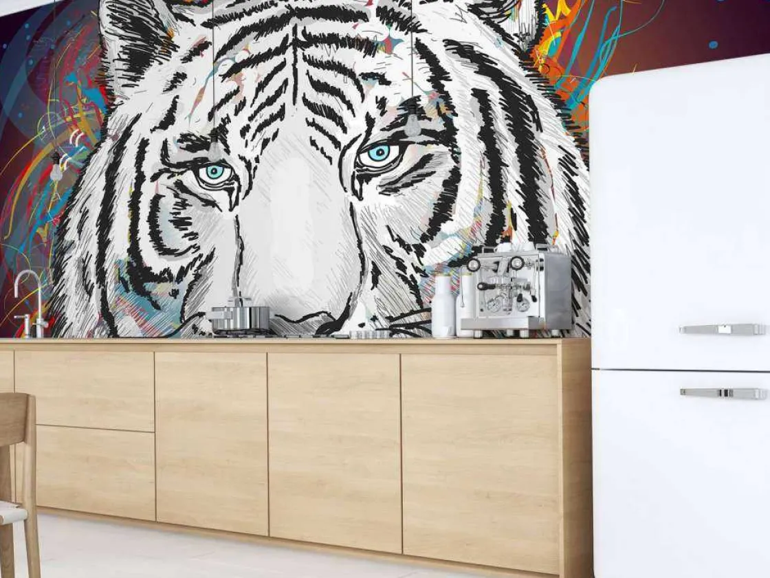 tijger_in_de_ruimte_vecto_8.webp New Tijger in de ruimte vector fotobehang Tienerkamer | Kinderkamer