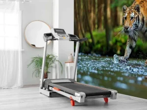 Discount Tijger op een rivier fotobehang Dieren