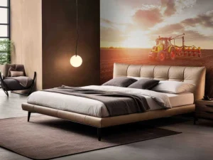 Fashion Tractor aan het werk fotobehang Tienerkamer | Kinderkamer