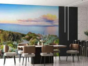 Fashion Trap naar de zee fotobehang Bloemen