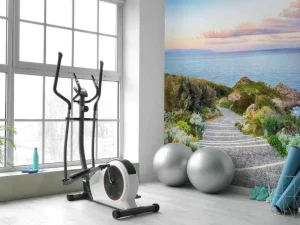 Fashion Trap naar de zee fotobehang Bloemen