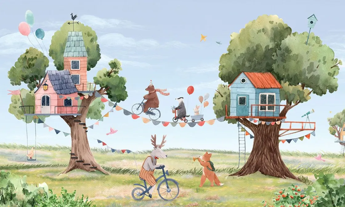treehouse_party_0.webp Discount Treehouse Party Babykamer | Dieren