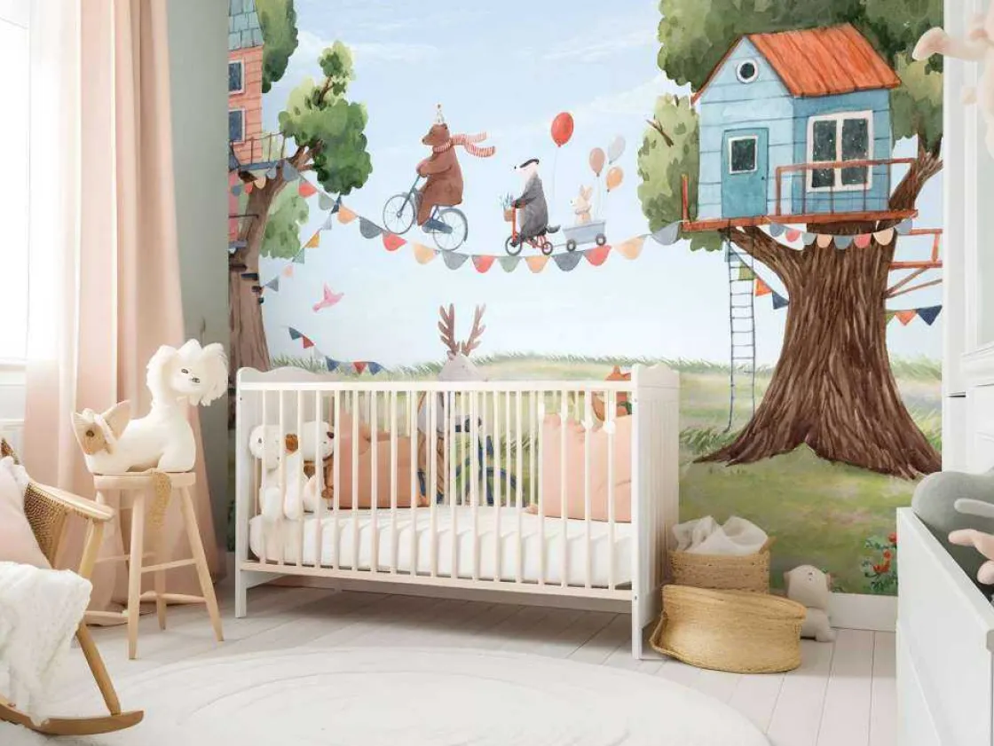 treehouse_party_3.webp Discount Treehouse Party Babykamer | Dieren