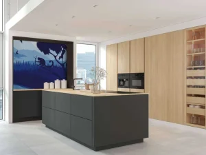 Hot Tropen in het blauw fotobehang Hobbykamer | Dieren