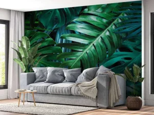 Fashion Tropische bladeren fotobehang Hobbykamer | Bloemen