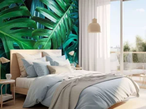 Fashion Tropische bladeren fotobehang Hobbykamer | Bloemen