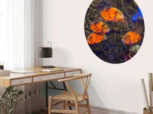 Online Tropische vissen en algen fotobehang Dieren