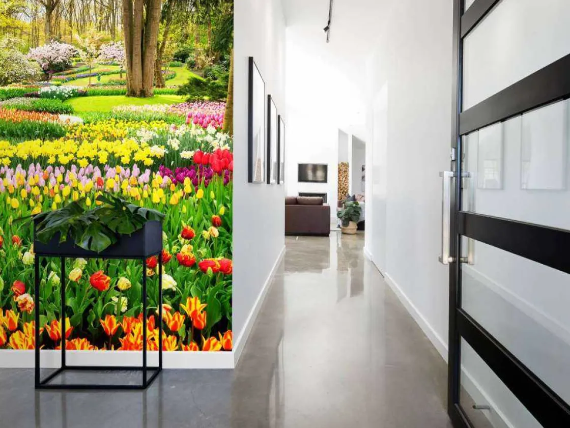 tulpencreaties_in_een_par_4.webp Clearance Tulpencreaties in een park fotobehang Steden | Architectuur