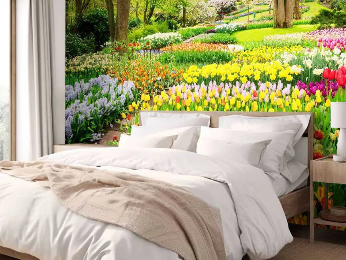 tulpencreaties_in_een_par_9.webp Clearance Tulpencreaties in een park fotobehang Steden | Architectuur