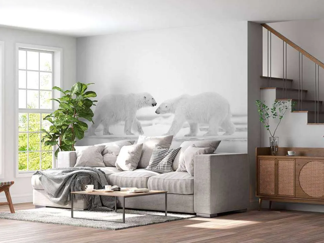 twee_grote_ijsberen_met_e_2.webp Online Twee grote ijsberen met een witte achtergrond fotobehang Dieren