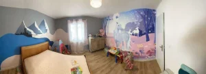 New Unicorn in de sneeuw Kinderkamer | Dieren