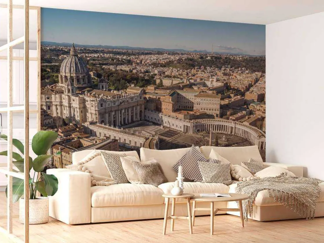 vaticaanstad_met_kerst_fo_10.webp Discount Vaticaanstad met kerst fotobehang Architectuur