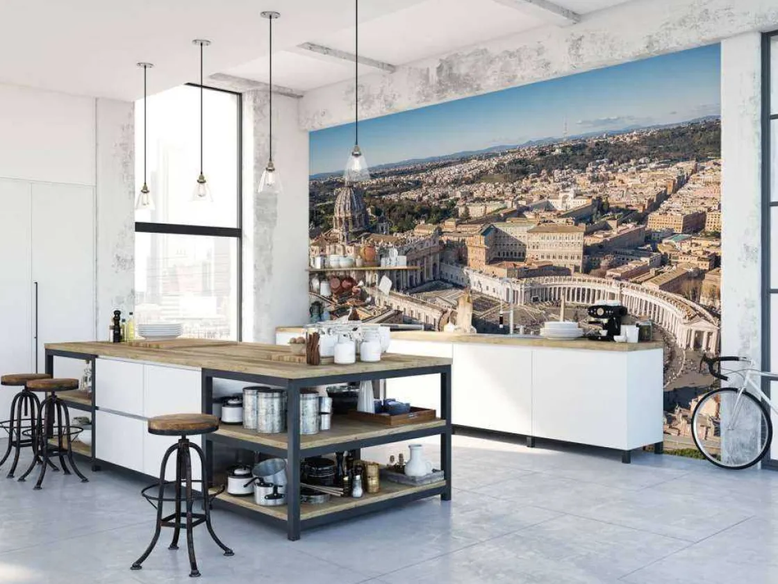 vaticaanstad_met_kerst_fo_5.webp Discount Vaticaanstad met kerst fotobehang Architectuur