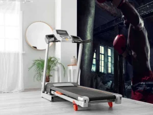 Sale Vechtsport training in een donkere ruimte fotobehang Tienerkamer | Sport