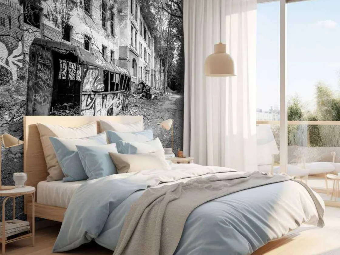 verlaten_dorpje_met_graff_9.webp Discount Verlaten dorpje met graffiti fotobehang Tienerkamer | Kunst & Design