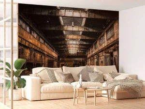 Clearance Verlaten industrieel pand fotobehang Architectuur