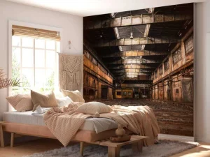 Clearance Verlaten industrieel pand fotobehang Architectuur