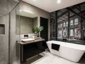 Outlet Verlaten pakhuis met graffiti fotobehang Architectuur | 3d