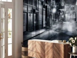 Sale Verlaten steeg in New York fotobehang Steden | Architectuur