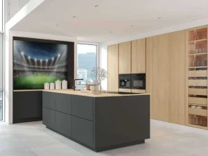 Online Verlicht voetbalstadion met sterrenhemel fotobehang Tienerkamer | Kinderkamer