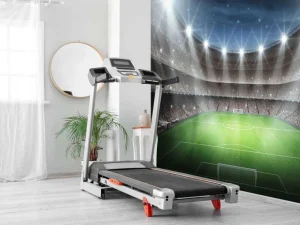 Online Verlicht voetbalstadion met sterrenhemel fotobehang Tienerkamer | Kinderkamer