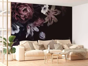 Sale Vintage Bloemen design fotobehang Hobbykamer | Gang