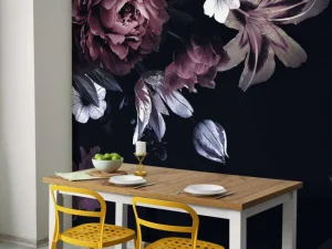 Sale Vintage Bloemen design fotobehang Hobbykamer | Gang