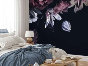 Sale Vintage Bloemen design fotobehang Hobbykamer | Gang