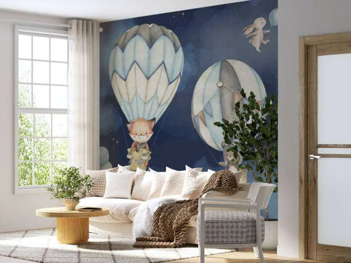 vliegende_dieren_blauw_8.webp Online Vliegende dieren blauw Babykamer | Dieren
