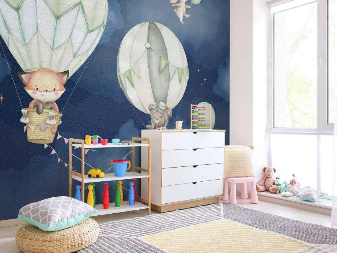 vliegende_dieren_groen_10.webp Best Vliegende dieren groen Babykamer | Dieren