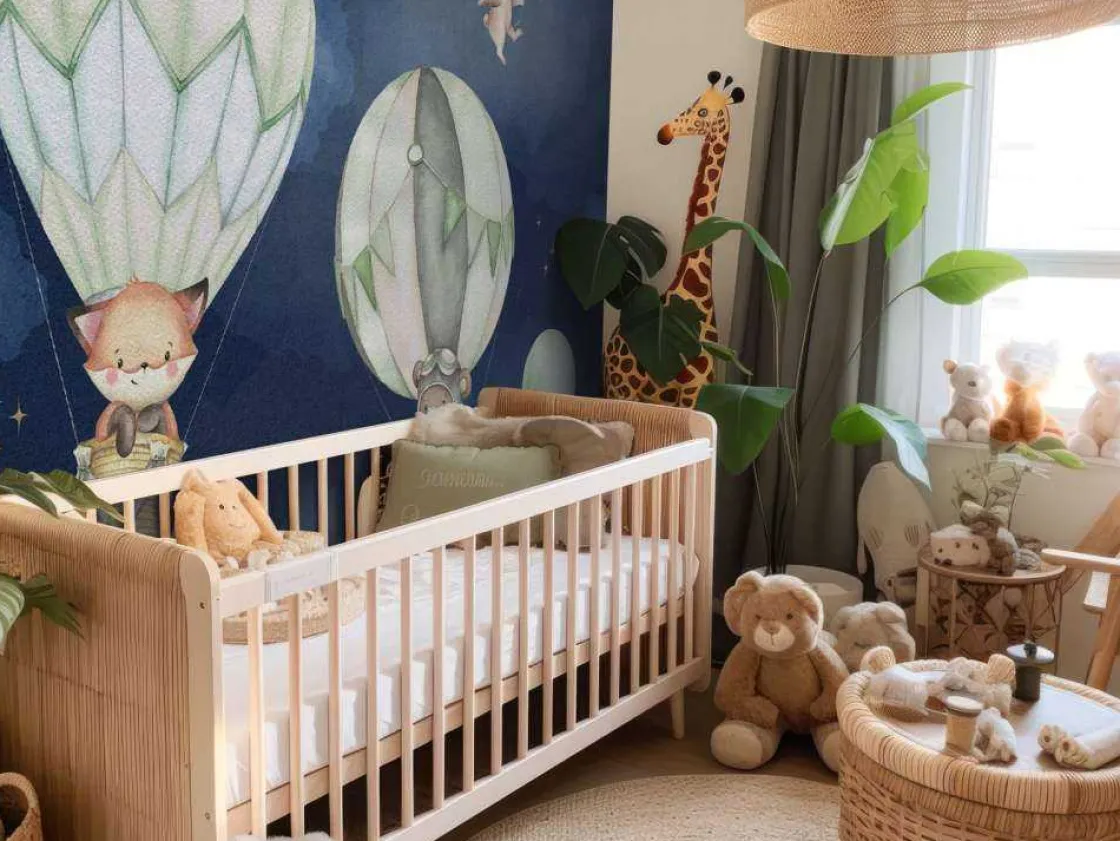 vliegende_dieren_groen_2.webp Best Vliegende dieren groen Babykamer | Dieren