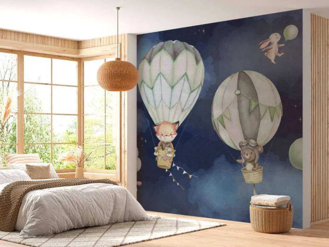 vliegende_dieren_groen_6.webp Best Vliegende dieren groen Babykamer | Dieren