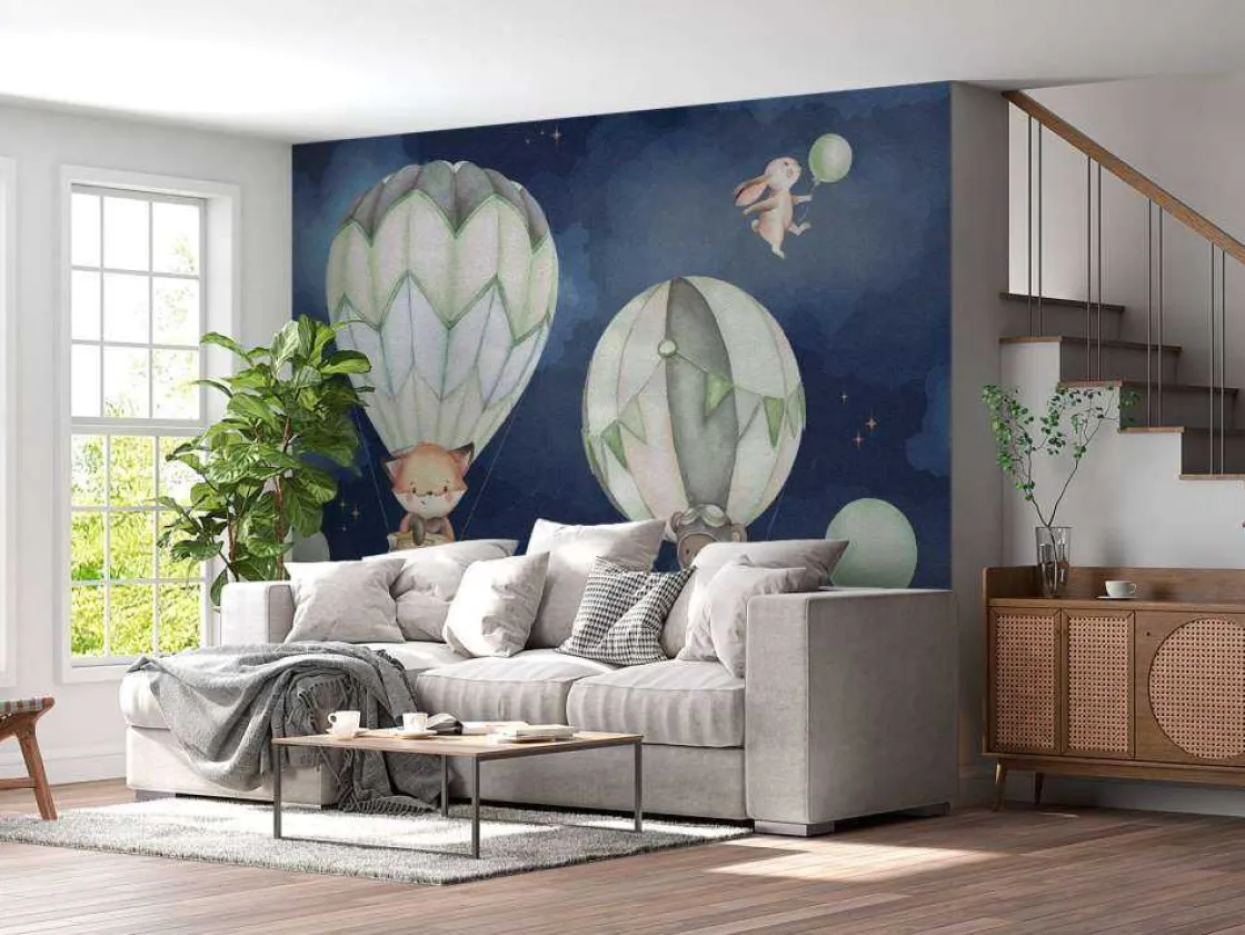 vliegende_dieren_groen_7.webp Best Vliegende dieren groen Babykamer | Dieren