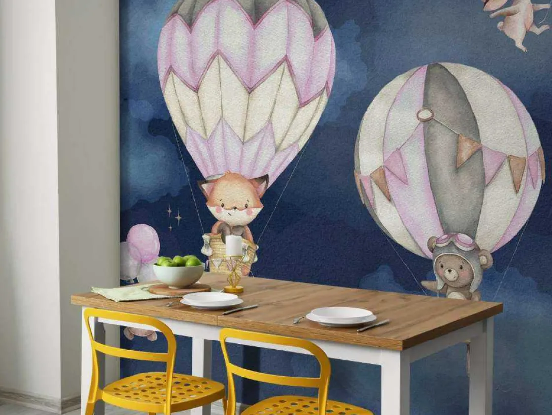 vliegende_dieren_roze_8.webp Fashion Vliegende dieren roze Babykamer | Dieren