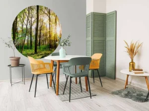 Fashion Volgroeid zomers bos fotobehang Bloemen