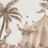 Sale Vrolijke circus dieren taupe Kinderkamer