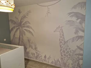 Discount Vrolijke jungle dieren Kinderkamer