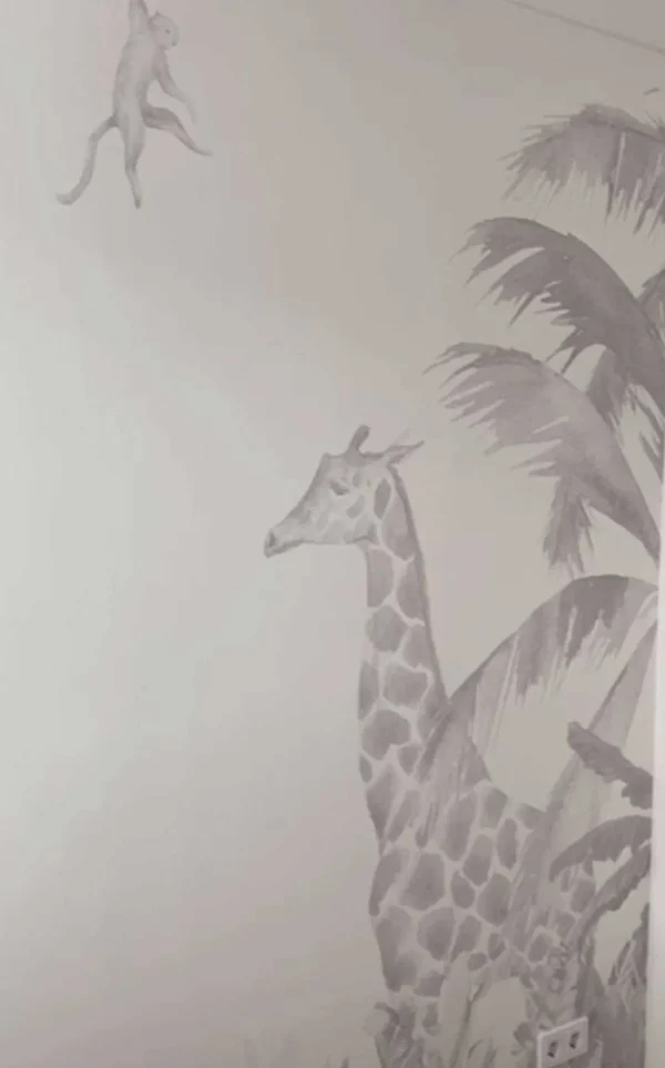 Discount Vrolijke jungle dieren Kinderkamer