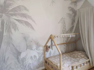 Discount Vrolijke jungle dieren Kinderkamer