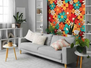 Sale Vrolijke retro bloemen Bloemen