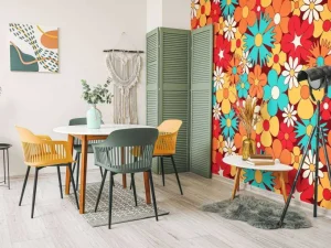 Sale Vrolijke retro bloemen Bloemen