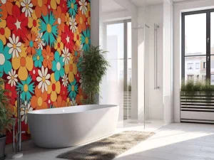 Sale Vrolijke retro bloemen Bloemen